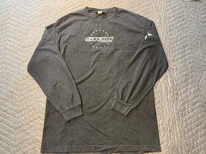 Vintage Skin Industries Livin' In Sin Graphic Long Sleeve T-Shirt large Black